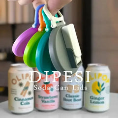 Soda can cover With Straws