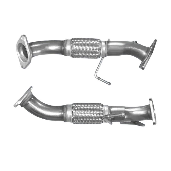 Auspuffrohr Abgasrohr Flexrohr Hosenrohr Abgaskrümmer Rohr bis EURO 4 E-Prüfzeichen für HONDA CR-V 2.2L Mk 2 CTDi N22A2 Motoren DPF und ohne...-0