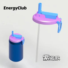 Soda can cover With Straws