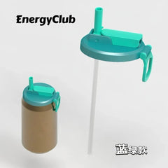 Soda can cover With Straws