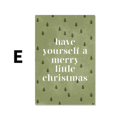 Poster Weihnachtesbaum mit Geschenken als Deko Print ohne Rahmen-6