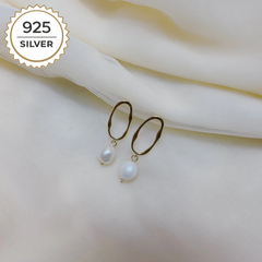ANTIBES PEARL HOOPS-0